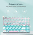 E-YOOSO Z-19 Single Light 94 Keys Hot Swappable Mechanical Keyboard Blue/White (Red Switch) - DataBlitz