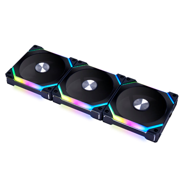 Lian Li Uni Fan SL120 V2 ARGB Fan 120MM Triple Pack (Black)