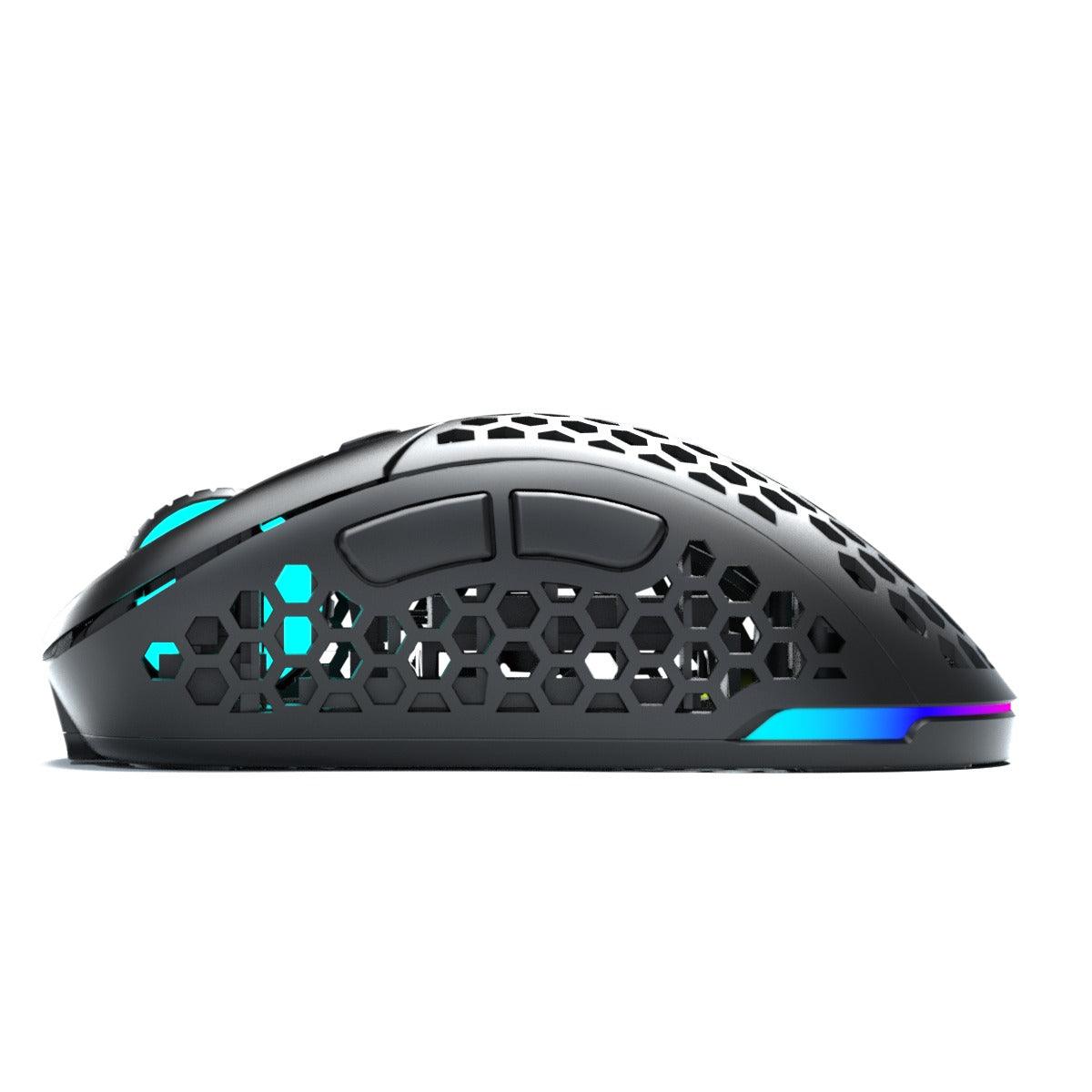 PWNAGE Ultra Custom Ergo Gen 2 Wireless RGB Gaming Mouse Honeycomb Sides (Black) (UC-MC2) - DataBlitz