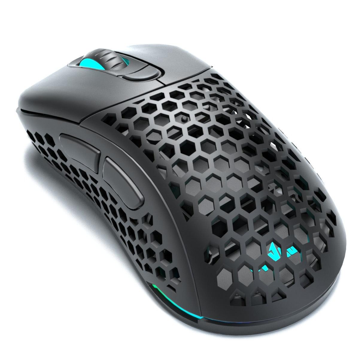 PWNAGE Ultra Custom Ergo Gen 2 Wireless RGB Gaming Mouse Honeycomb Sides (Black) (UC-MC2) - DataBlitz