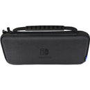 HORI NSW SLIM HARD POUCH PLUS FOR NINTENDO SWITCH / NINTENDO SWITCH OLED MODEL (BLACK) (NSW-810) - DataBlitz