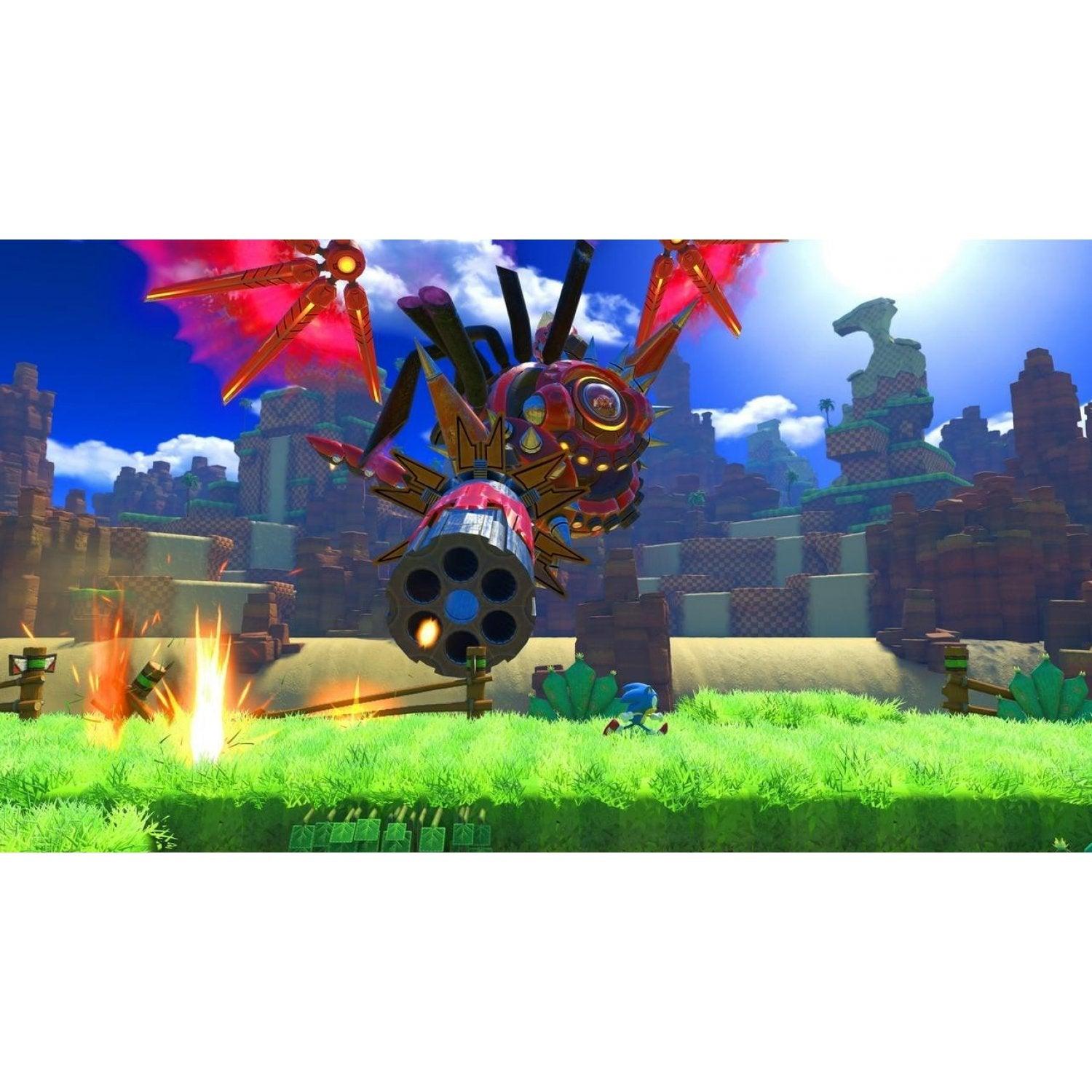 NINTENDO SWITCH SUPER MONKEY BALL BANANA BLITZ HD + SONIC FORCES DOUBLE PACK
