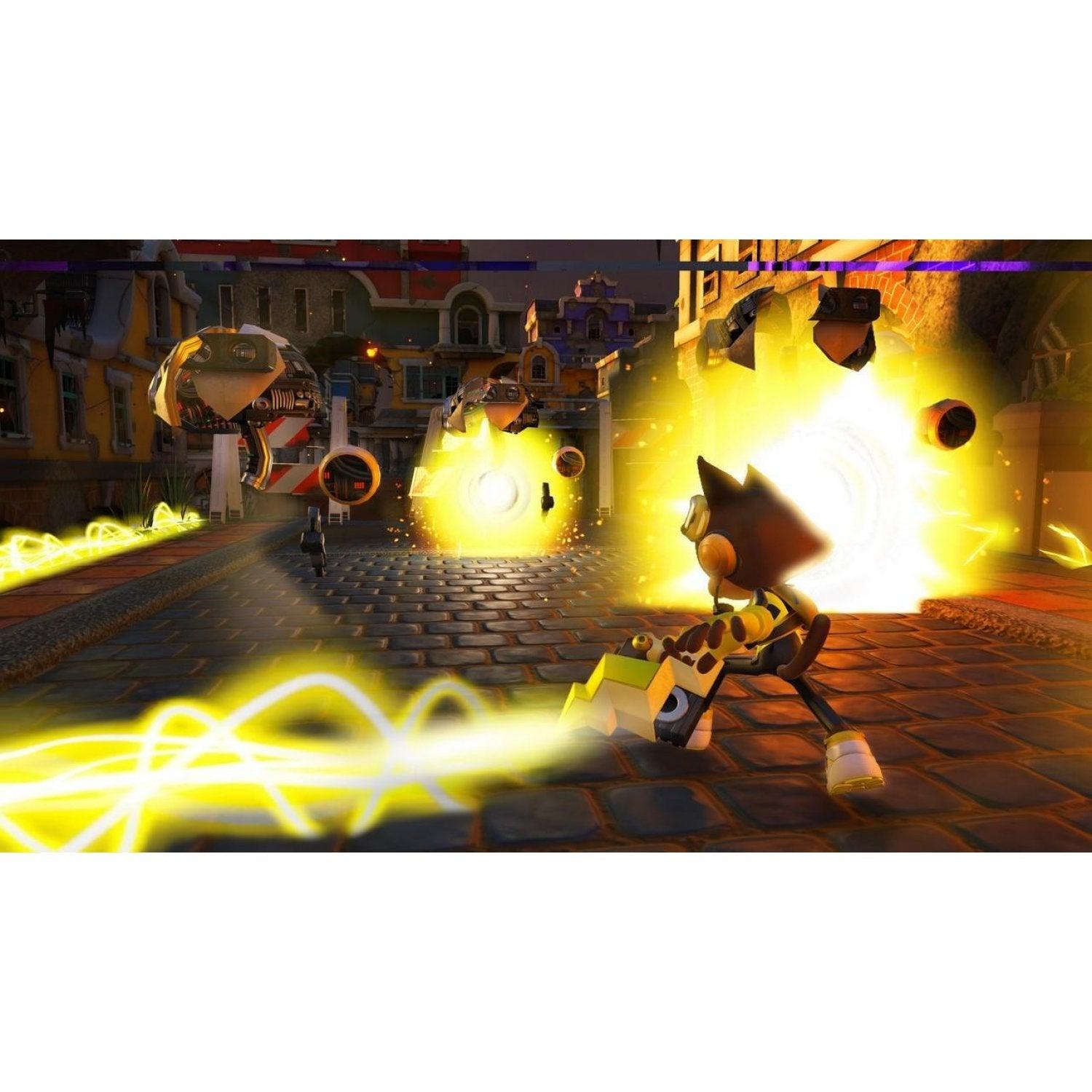 NINTENDO SWITCH SUPER MONKEY BALL BANANA BLITZ HD + SONIC FORCES DOUBLE PACK