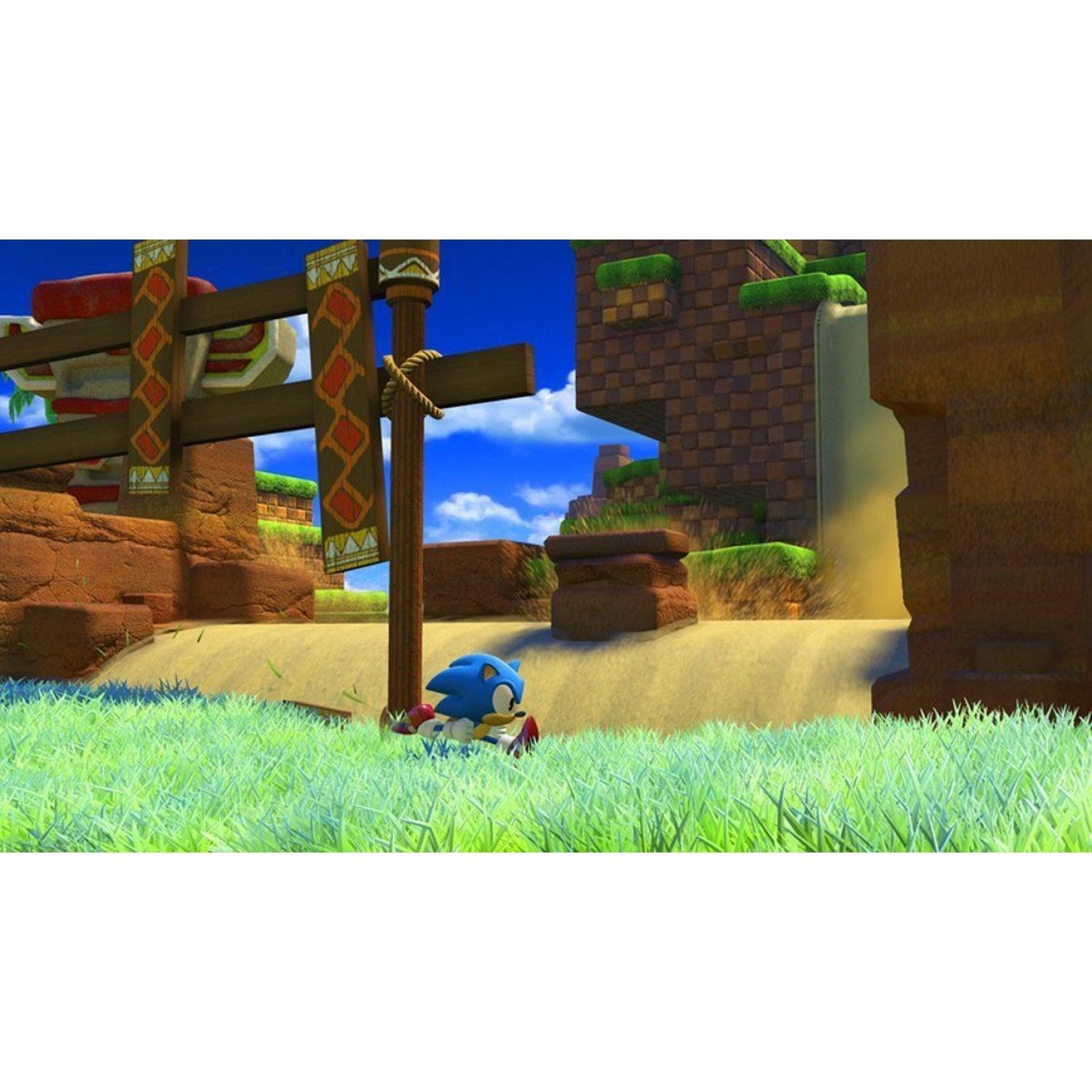 NINTENDO SWITCH SUPER MONKEY BALL BANANA BLITZ HD + SONIC FORCES DOUBLE PACK
