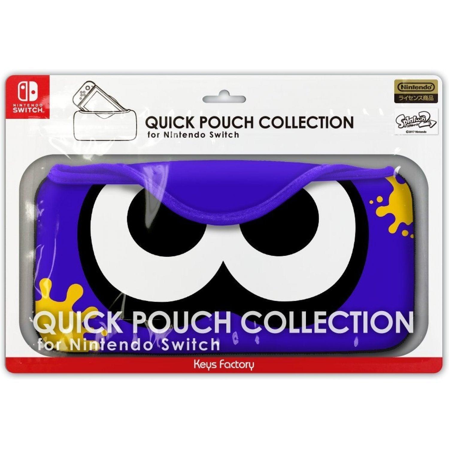 QUICK POUCH NSW COLLECTION SPLATOON 2 (NEON BLUE SQUID) JPN - DataBlitz