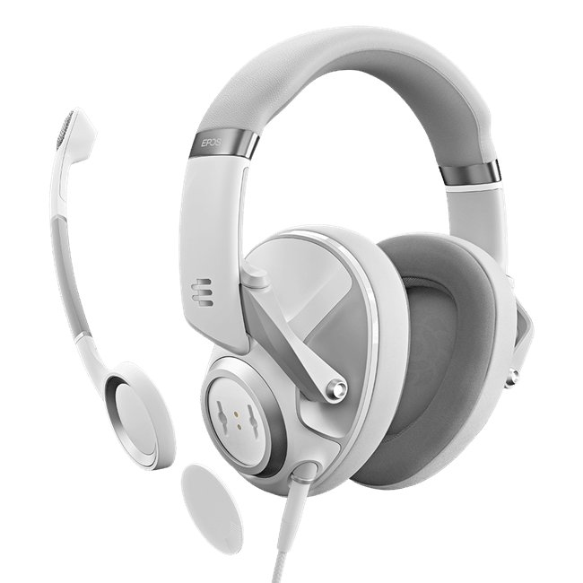 Epos H6PRO Closed Acoustic Gaming Headset (White)- DataBlitz