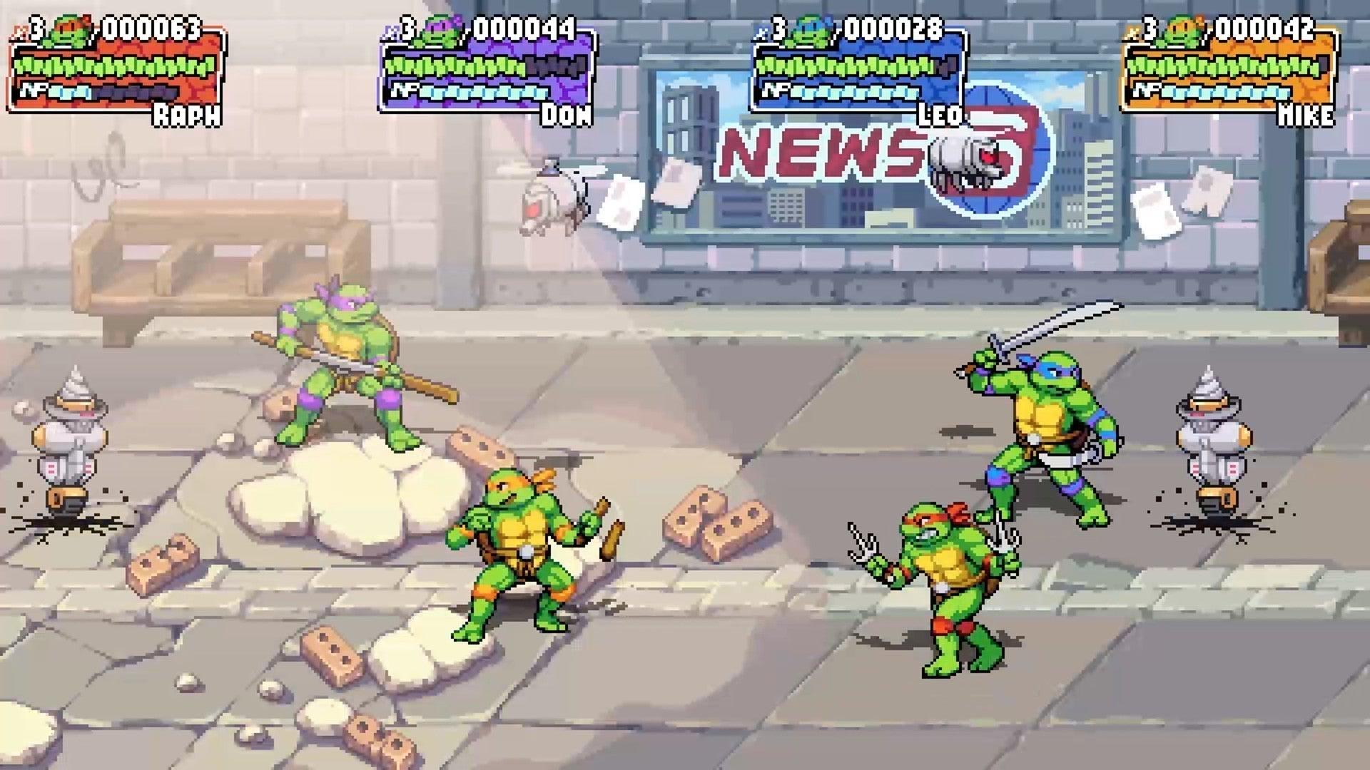 NINTENDO SWITCH TEENAGE MUTANT NINJA TURTLES SHREDDERS REVENGE