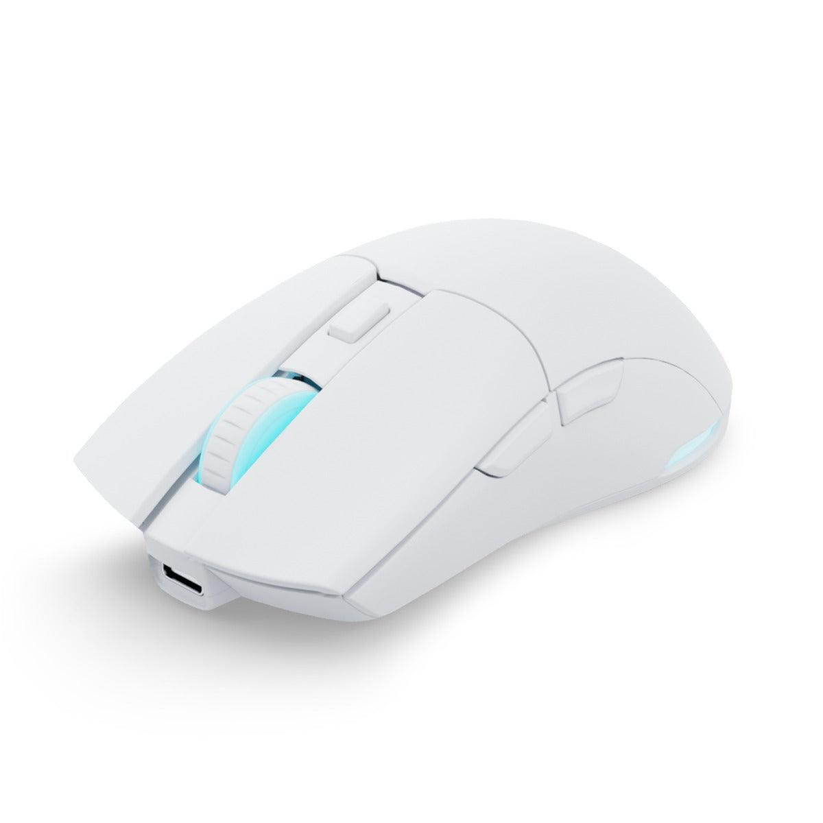 PWNAGE Ultra Custom Symm 2 Wireless RGB Gaming Mouse Solid Sides (White) (UC-S-2-S-W) - DataBlitz