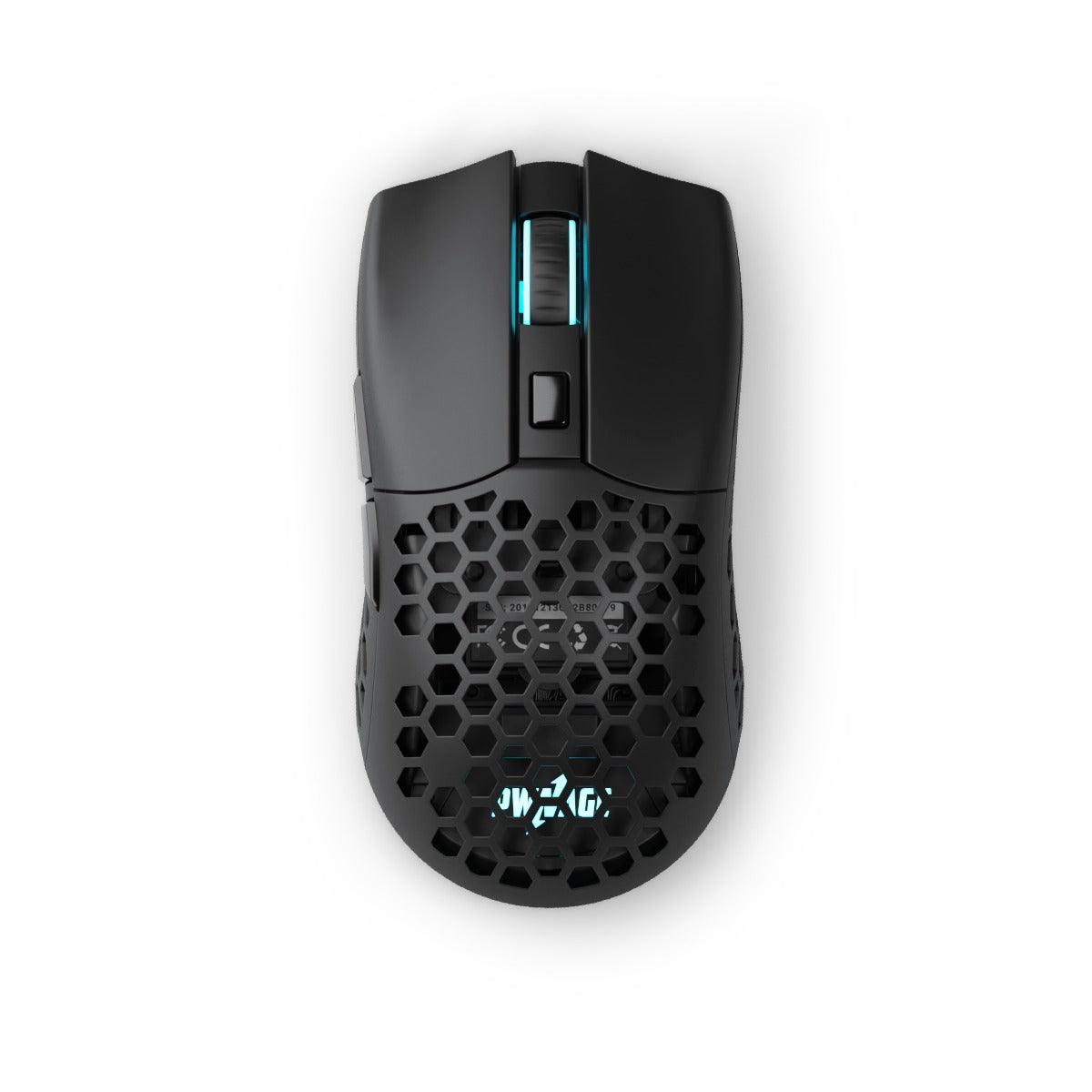 PWNAGE Ultra Custom Symm 2 Wireless RGB Gaming Mouse Honeycomb Sides (Black) (UC-S-2-H-B) - DataBlitz