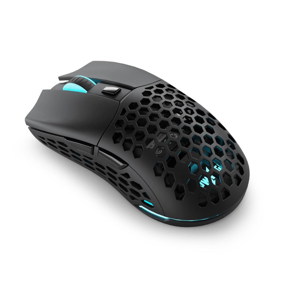 PWNAGE Ultra Custom Symm 2 Wireless RGB Gaming Mouse Honeycomb Sides (Black) (UC-S-2-H-B) - DataBlitz