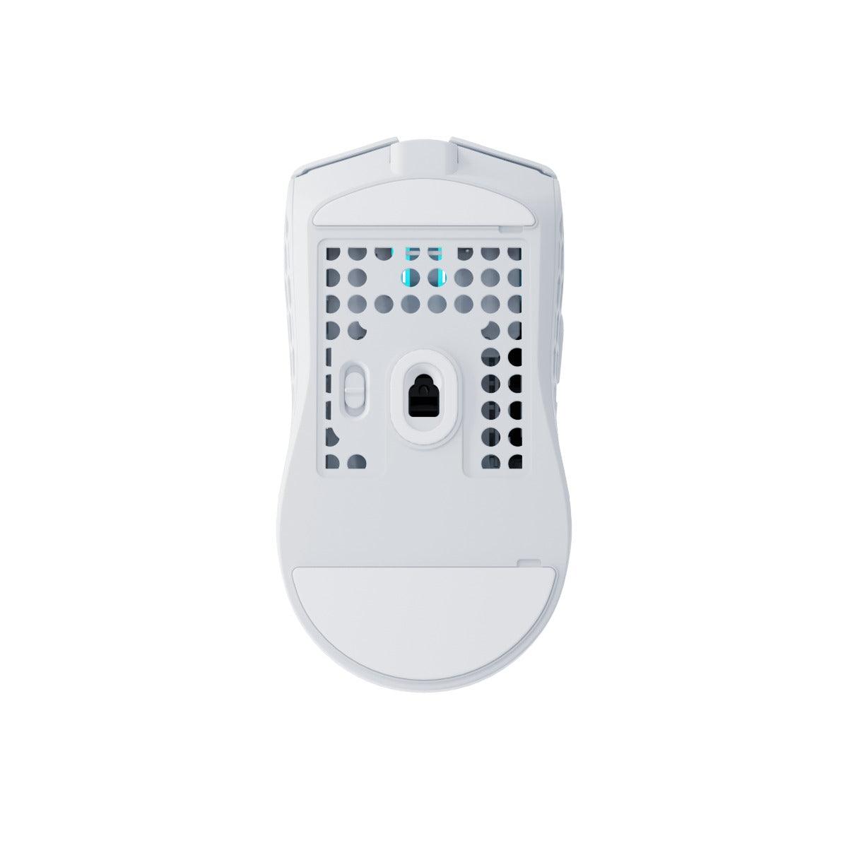 PWNAGE Ultra Custom Symm 2 Wireless RGB Gaming Mouse Honeycomb Sides (White) (UC-S-2-H-W) - DataBlitz