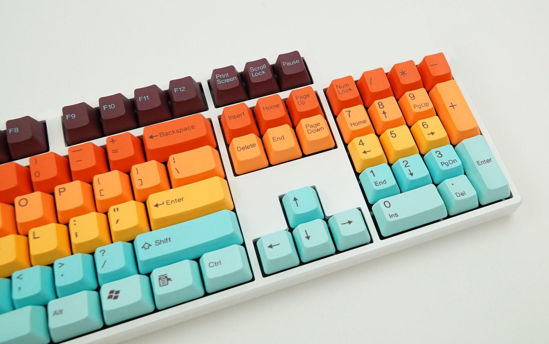 TAIHAO DOUBLE SHOT PBT KEYCAPS SET FOR CHERRY MX SWITCH (104-KEYS) (HAWAII) (C02RB602) - DataBlitz