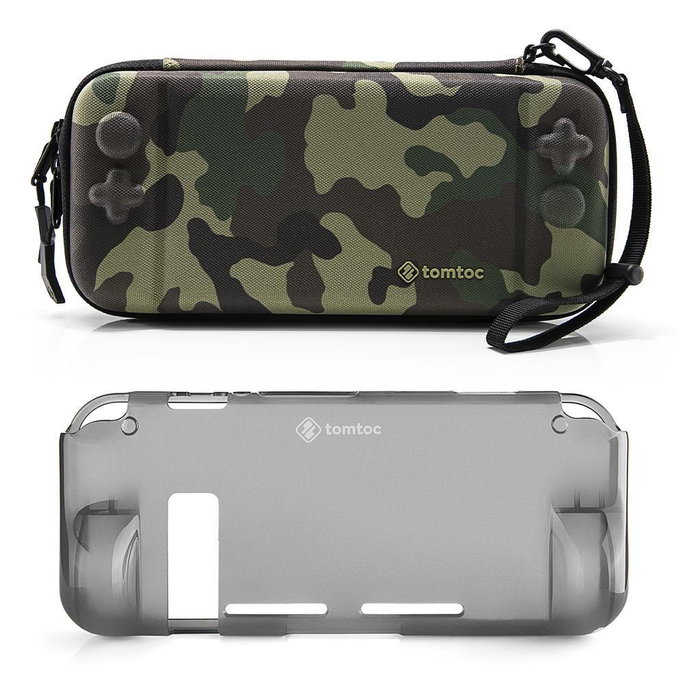 TOMTOC NSW TRAVEL CASE COMBO SET DESIGNED FOR N-SWITCH (CAMOUFLAGE) (A05-008X) - DataBlitz