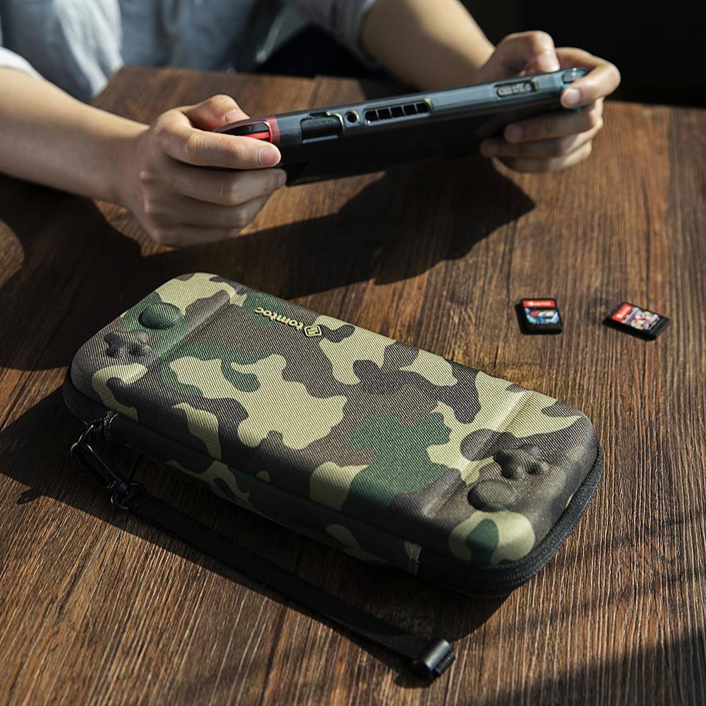 TOMTOC NSW TRAVEL CASE COMBO SET DESIGNED FOR N-SWITCH (CAMOUFLAGE) (A05-008X) - DataBlitz