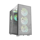 Darkflash DLM 21 Mesh MATX PC Gaming Case (White) - DataBlitz