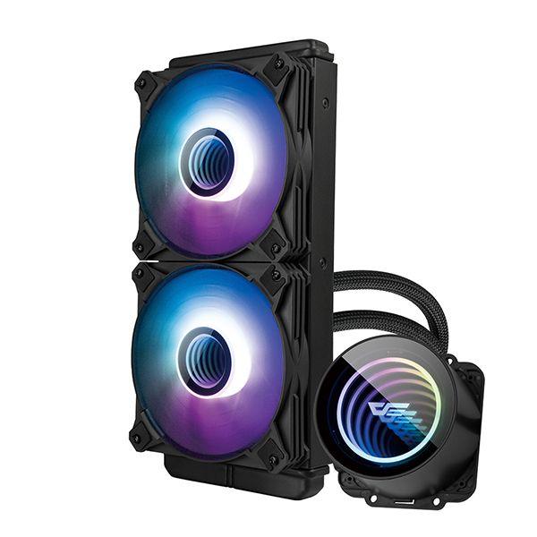 Darkflash Twister DX-240 V2 All-In-One 240MM Liquid CPU Cooler (Black) - DataBlitz