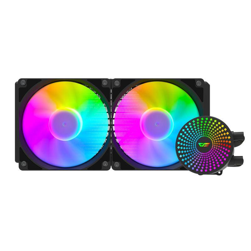 Darkflash Radiant DC-240 ARGB All-In-One 240MM Liquid CPU Cooler (Black) - DataBlitz