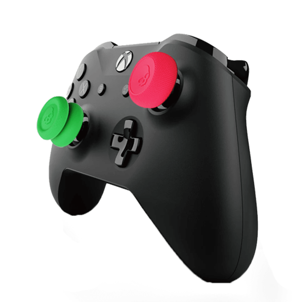 XBOXSX SKULL & CO. THUMB GRIP FOR XSX/XB1 CONTROLLER (NEON GREEN) (SET OF 6) - DataBlitz