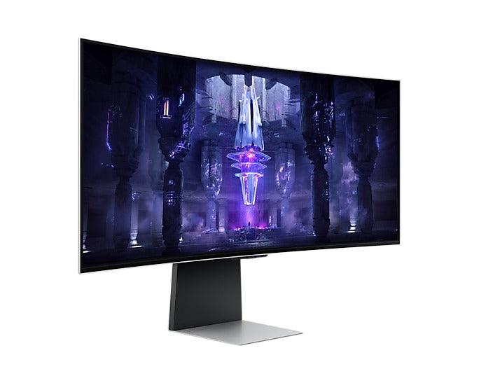 Samsung Odyssey OLED G8 LS34BG850SEXXP 34-INCH 0.1MS 175HZ Ultra WQHD Smart Curved Gaming Monitor (Silver) - DataBlitz