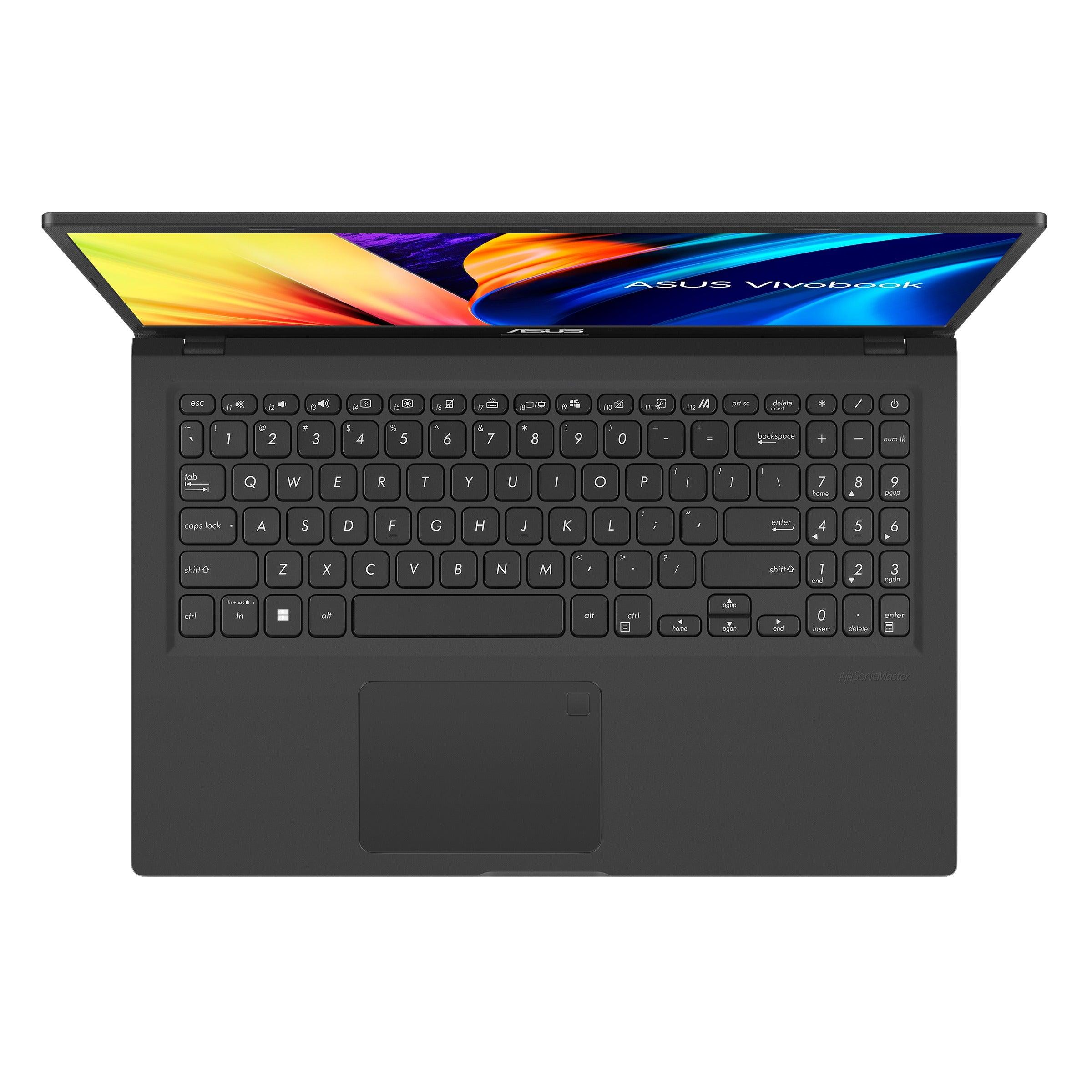 Asus Vivobook 15 X1500EP-BQ543WS Laptop (Indie Black) | 15.6" FHD | i5-1135G7 | 8 GB DDR4 | 512 GB SSD | MX330 | Windows 11 Home | MS Office Home & Student 2021 | Asus BP1504 Casual Backpack - DataBlitz