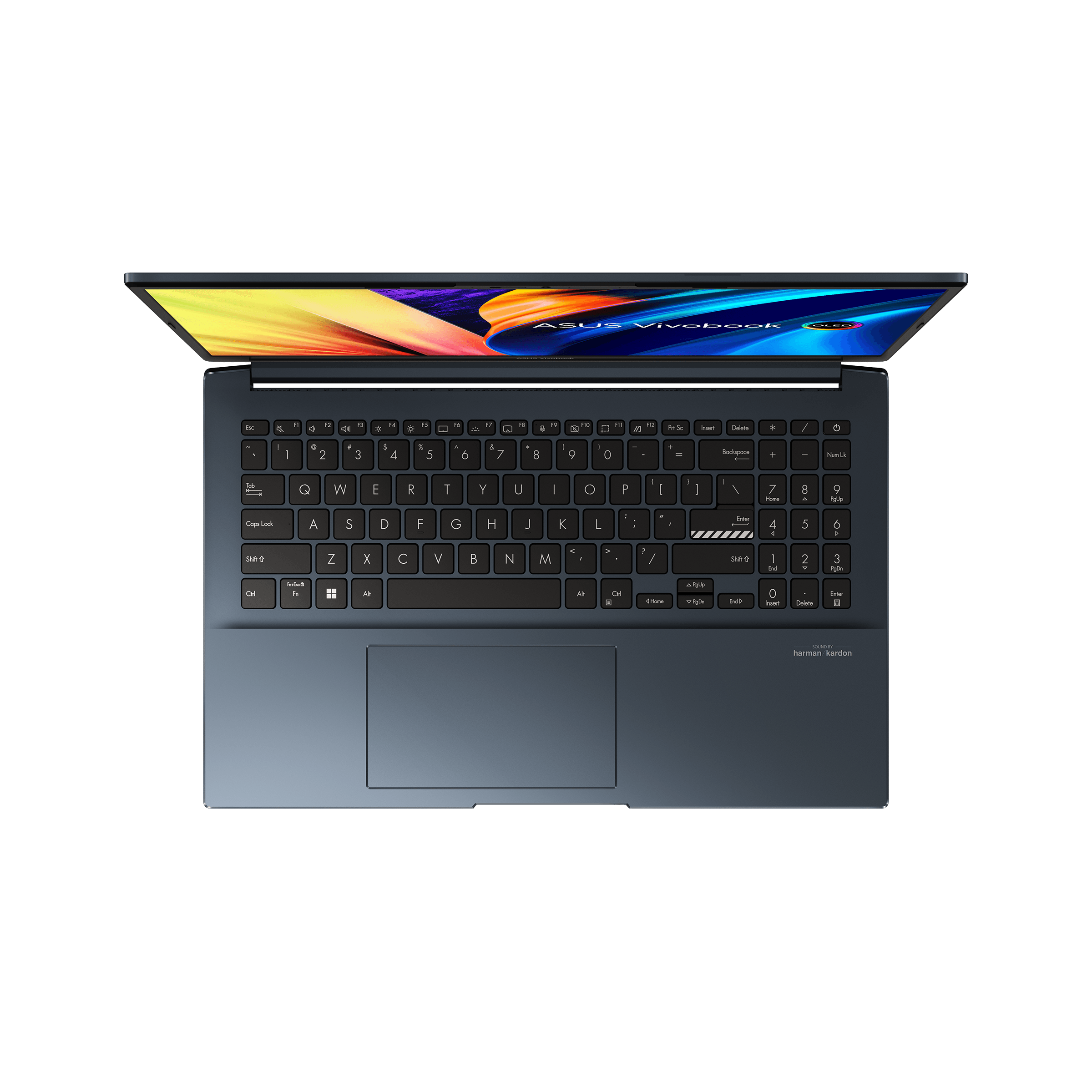 Asus Vivobook Pro 15 OLED M6500QE-MA013WS Laptop (Quiet Blue) | 15.6" 2.8K | Ryzen™ 7 5800H | 16GB DDR4 | 512 GB SSD | RTX™ 3050 Ti | Windows 11 Home | MS Office Home & Student 2021 | ASUS BP1504 Casual Backpack - DataBlitz