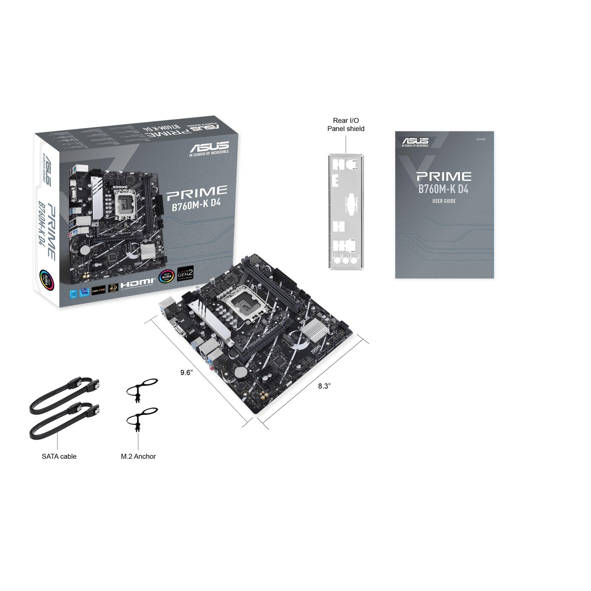Asus Prime B760M-K D4 Motherboard - DataBlitz