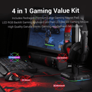 REDRAGON GAMING ESSENTIALS 4 IN 1 SET (KEYBOARD/MOUSE/MOUSEPAD/HEADSET) (S101-BA-2) - DataBlitz