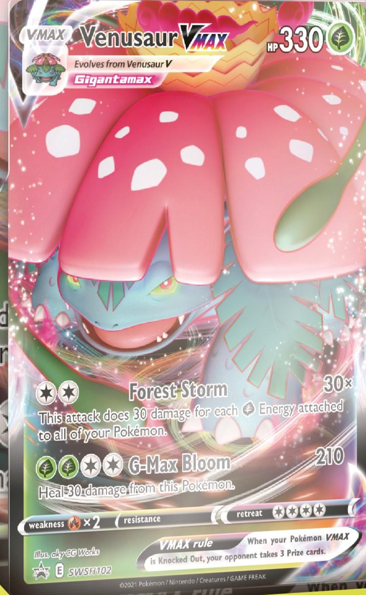 POKEMON TRADING CARD GAME VENUSAUR VMAX BATTLE BOX - DataBlitz