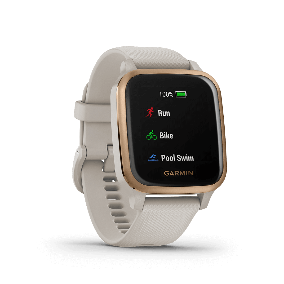 GARMIN VENU SQ MUSIC EDITION SMARTWATCH (LIGHT SAND/ROSE GOLD) (010-02426-81) - DataBlitz