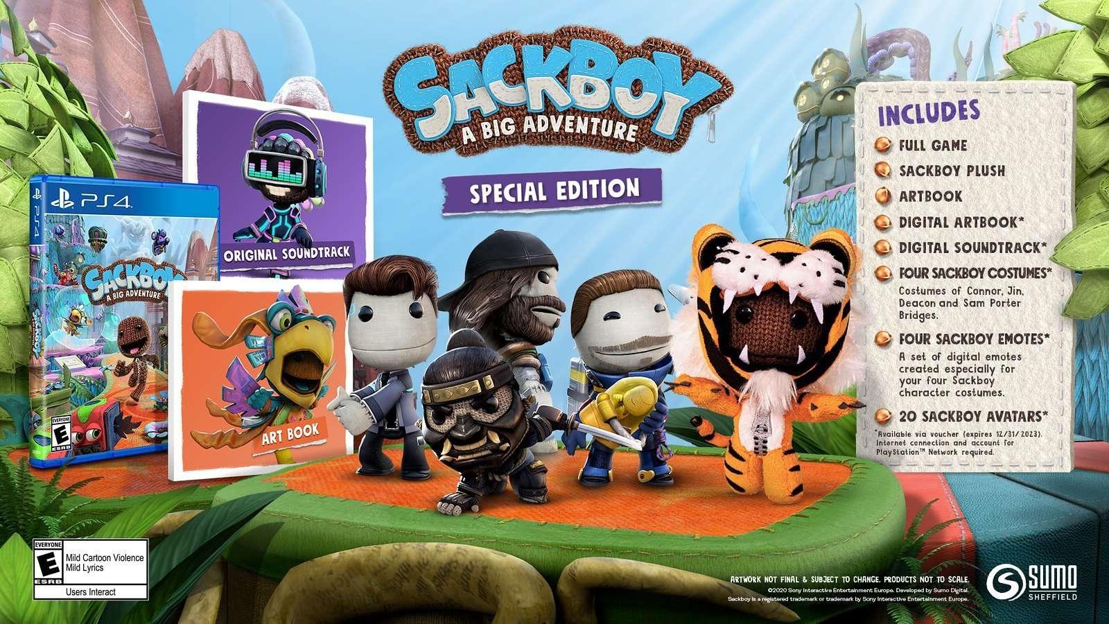 PS4 SACKBOY A BIG ADVENTURE SPECIAL EDITION ALL (ASIAN) - DataBlitz