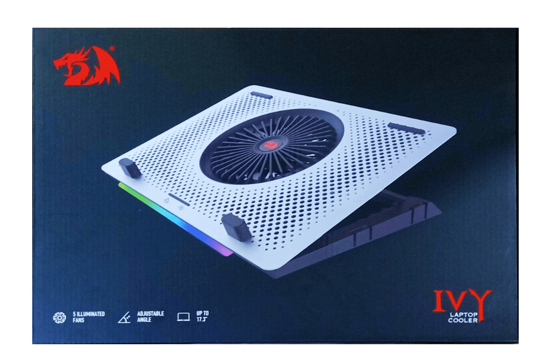 REDRAGON IVY LAPTOP COOLER SILVER (GCP500-S) - DataBlitz