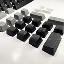 104 Doubleshot OEM PBT Keycaps (Gray Black) - DataBlitz