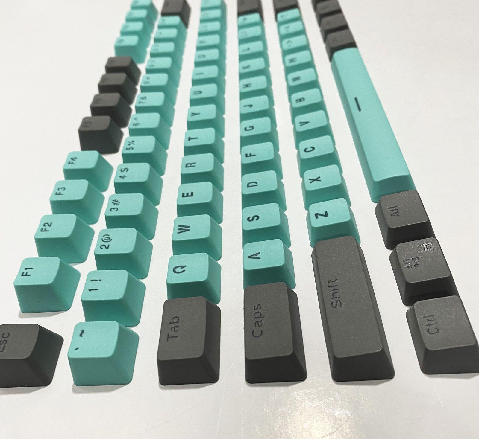 104 Doubleshot OEM PBT Keycaps (Tiffany) (PBT2-29) - DataBlitz