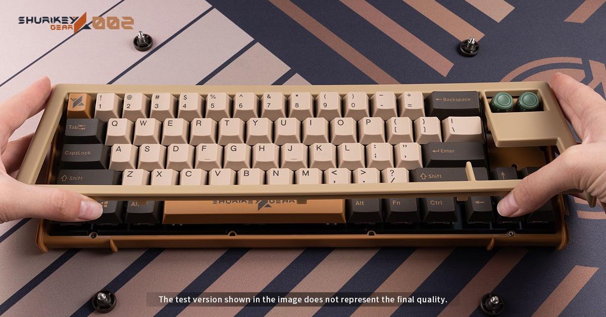 SHURIKEY SKB65 HANZO 002 MECHANICAL KEYBOARD (VARMILO EC ROSE V2) (S01A002B002C1D01E002) - DataBlitz