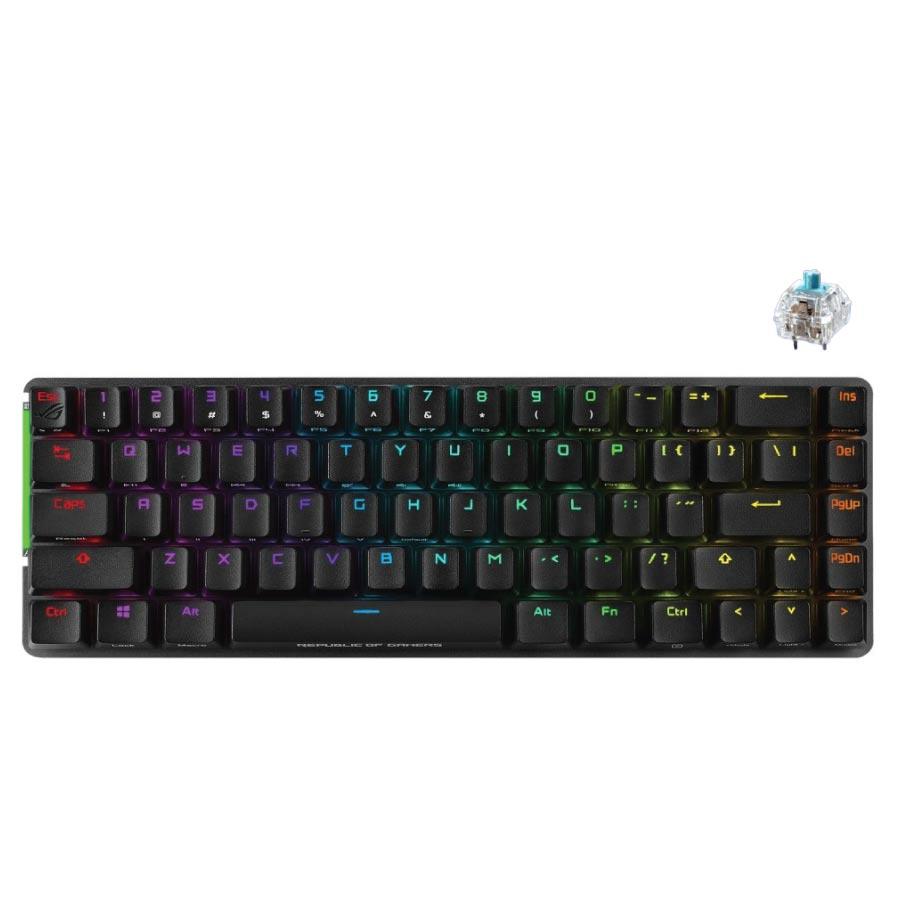 ASUS ROG Falchion NX 65% Wireless RGB Mechanical Gaming Keyboard (ROG NX Blue Clicky Switches) - DataBlitz