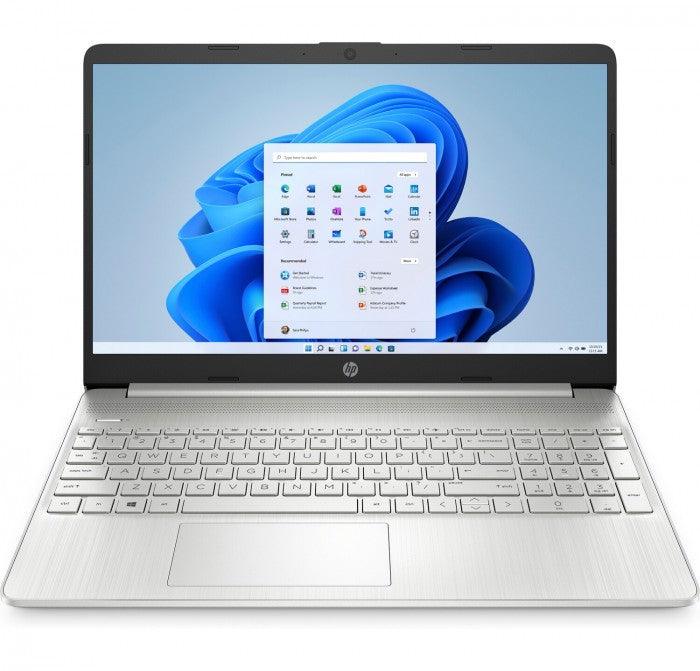 HP 15S-EQ3046AU 15.6” FHD Laptop (Natural Silver) | 15.6" FHD | Ryzen 7 5825U | 8GB RAM | 512 GB SSD | Windows 11 Home | MS Office Home & Student 2021 | HP Prelude 15.6” Topload Bag - DataBlitz