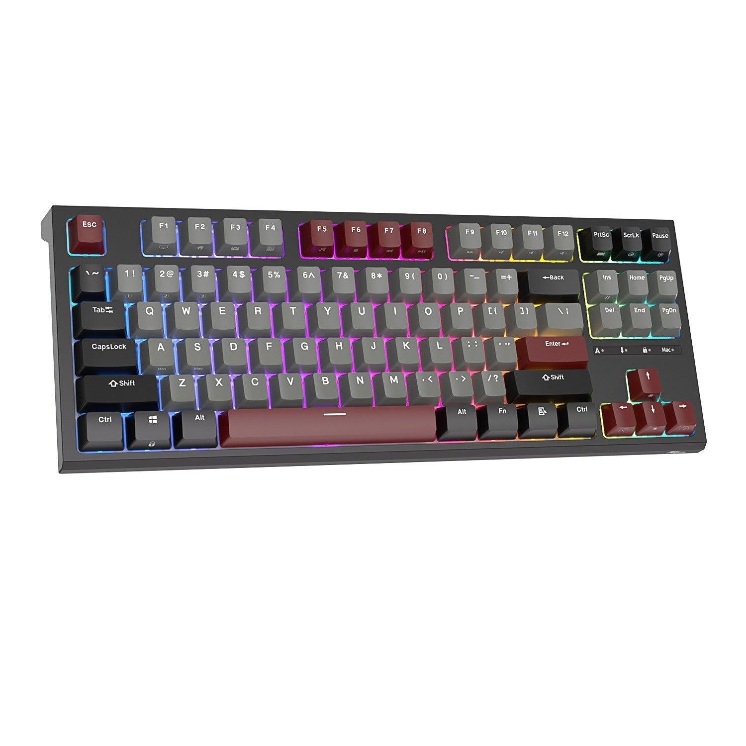 Royal Kludge RK-R87 Single-Mode RGB 87 Keys Hot Swappable Mechanical Keyboard Black (Brown Switch) - DataBlitz
