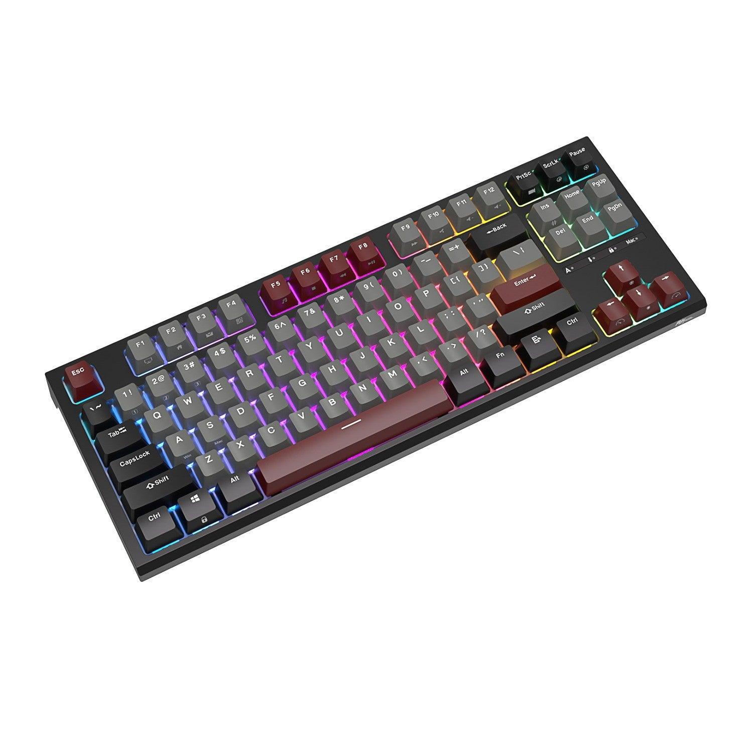 Royal Kludge RK-R87 Single-Mode RGB 87 Keys Hot Swappable Mechanical Keyboard Black (Red Switch) - DataBlitz