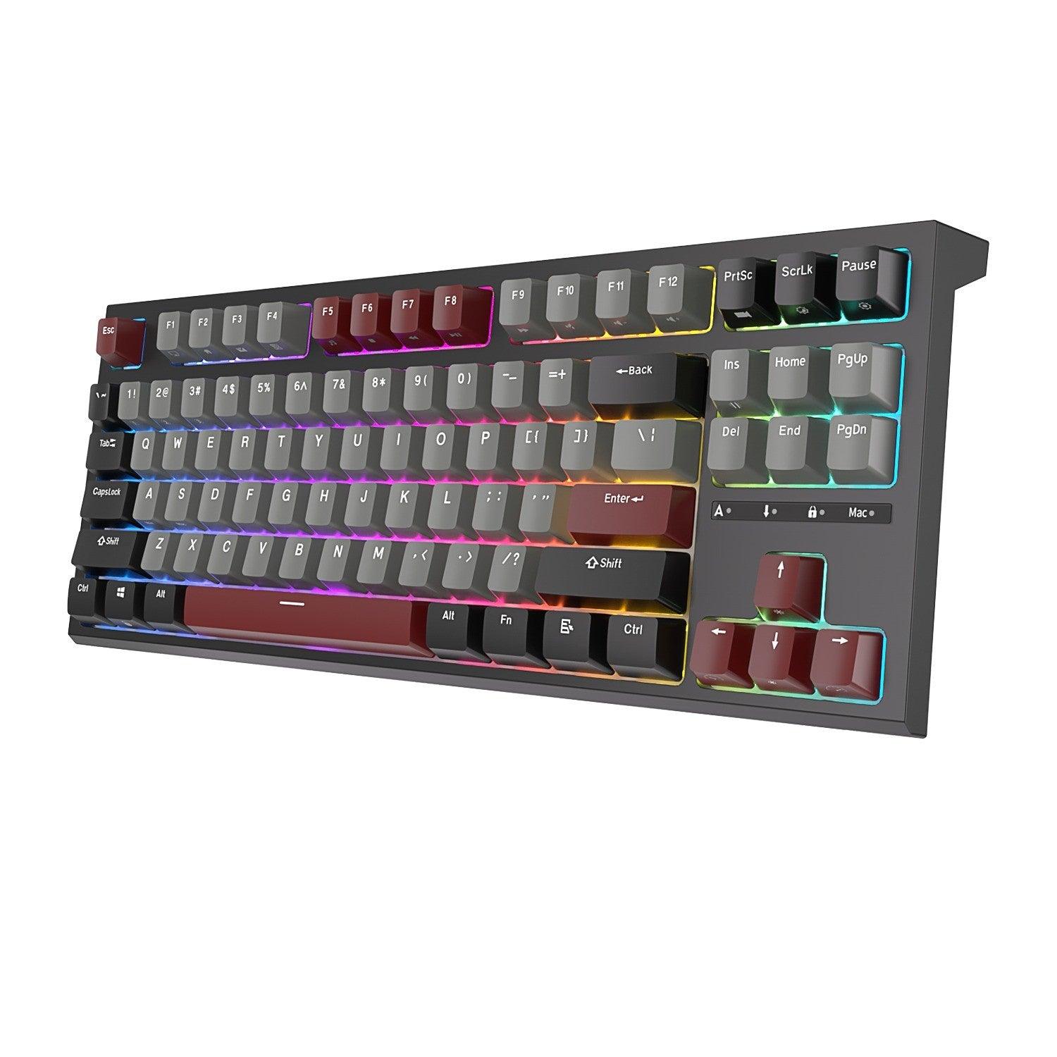 Royal Kludge RK-R87 Single-Mode RGB 87 Keys Hot Swappable Mechanical Keyboard Black (Brown Switch) - DataBlitz