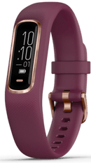 GARMIN VIVOSMART 4 SMARTWATCH (MERLOT/ROSE GOLD) (010-01995-81) - DataBlitz