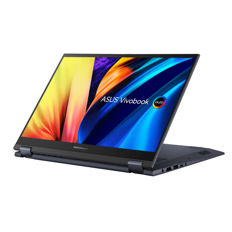 ASUS Vivobook S 14 FLIP OLED TN3402QA-KN090WS Laptop (Quiet Blue) | 14" 2.8K | Ryzen 7 5800H | 8GB DDR4 | 512 GB SSD | AMD Radeon Graphics | Windows 11 Home | MS Office H&S 2021 | Palmrest | ASUS Sleeve | Stylus Pen - DataBlitz