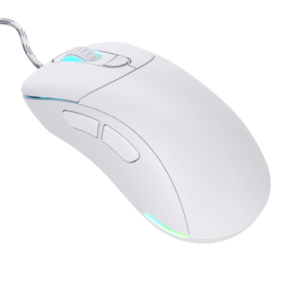 PWNAGE Ultra Custom Wired RGB Gaming Mouse Solid Sides (White) (W-UC-MC2W) - DataBlitz
