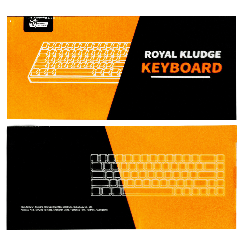 ROYAL KLUDGE G68 TRI-MODE RGB 68 KEYS HOT SWAPPABLE MECHANICAL KEYBOARD BLACK (BROWN SWITCH) - DataBlitz