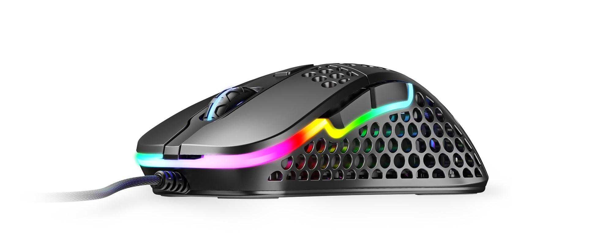XTRFY M4 RGB ULTRA LIGHT GAMING MOUSE (BLACK) - DataBlitz
