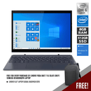 LENOVO YOGA DUET 7 I5 13IML05 82AS006QPH 13" LAPTOP (SLATE GREY) + LENOVO 15.6" LAPTOP CASUAL BACKPACK B210 - DataBlitz