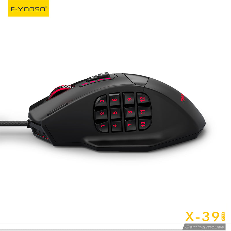 E-Yooso X-39 Pro RGB Wired Gaming Mouse (Black)