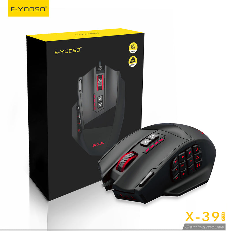 E-Yooso X-39 Pro RGB Wired Gaming Mouse (Black)