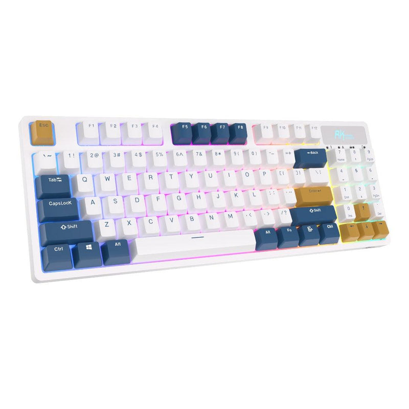 Royal Kludge RK89 Tri-Mode RGB 89 Keys Hot Swappable Mechanical Keyboard Klein Blue (Lemon Switch)