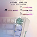 Redragon Ucal Pro RGB Wireless 75% Gasket Hot-Swappable Mechanical Keyboard w/ Knob