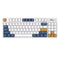 Royal Kludge RK89 Tri-Mode RGB 89 Keys Hot Swappable Mechanical Keyboard Klein Blue (Lemon Switch)